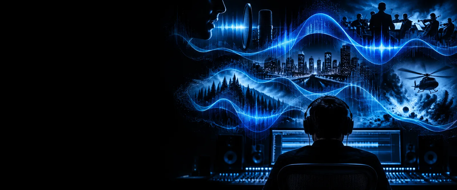 Voice Maker landing-page visual