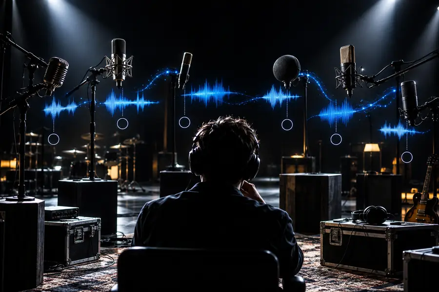 A rough voice comparison setup with multiple unchecked options