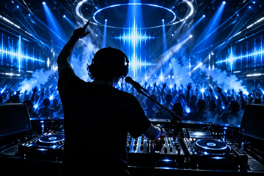 DJ-style generated voice ready to review