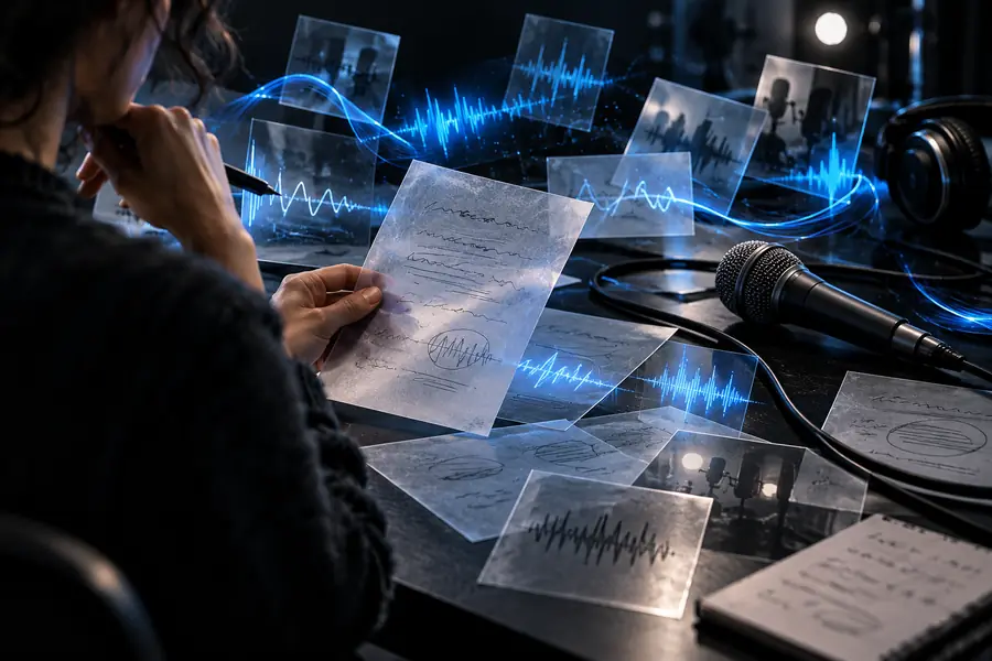 Unstructured voice brief for an online voice workflow